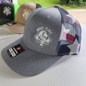 Big Cat Disc Golf Ball Caps (Snap Back)
