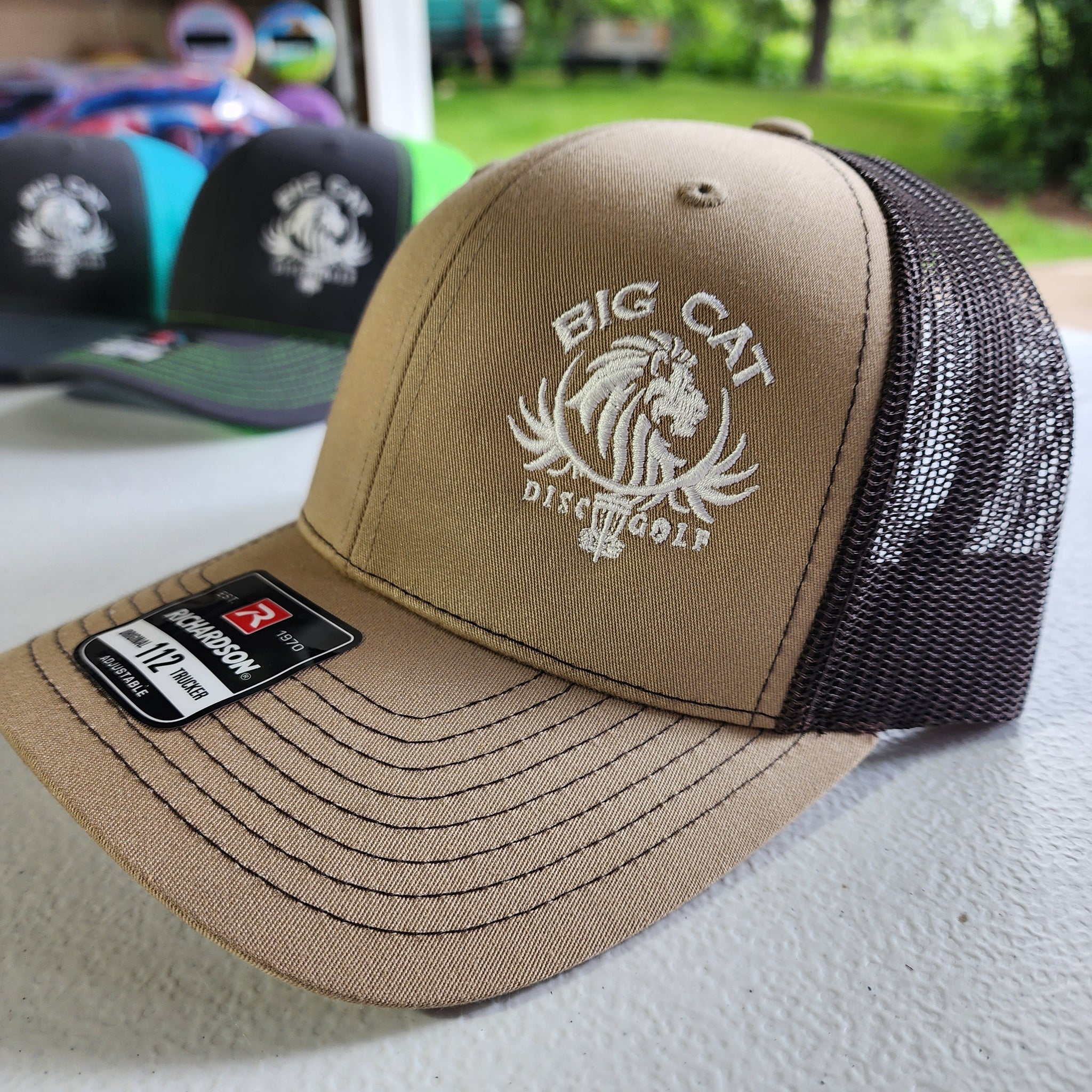 Big Cat Disc Golf Ball Caps (Snap Back)
