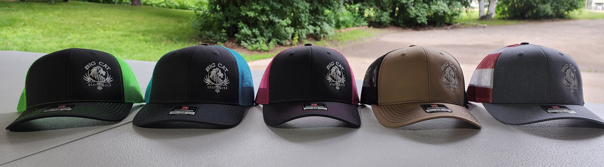 Big Cat Disc Golf Ball Caps (Snap Back)