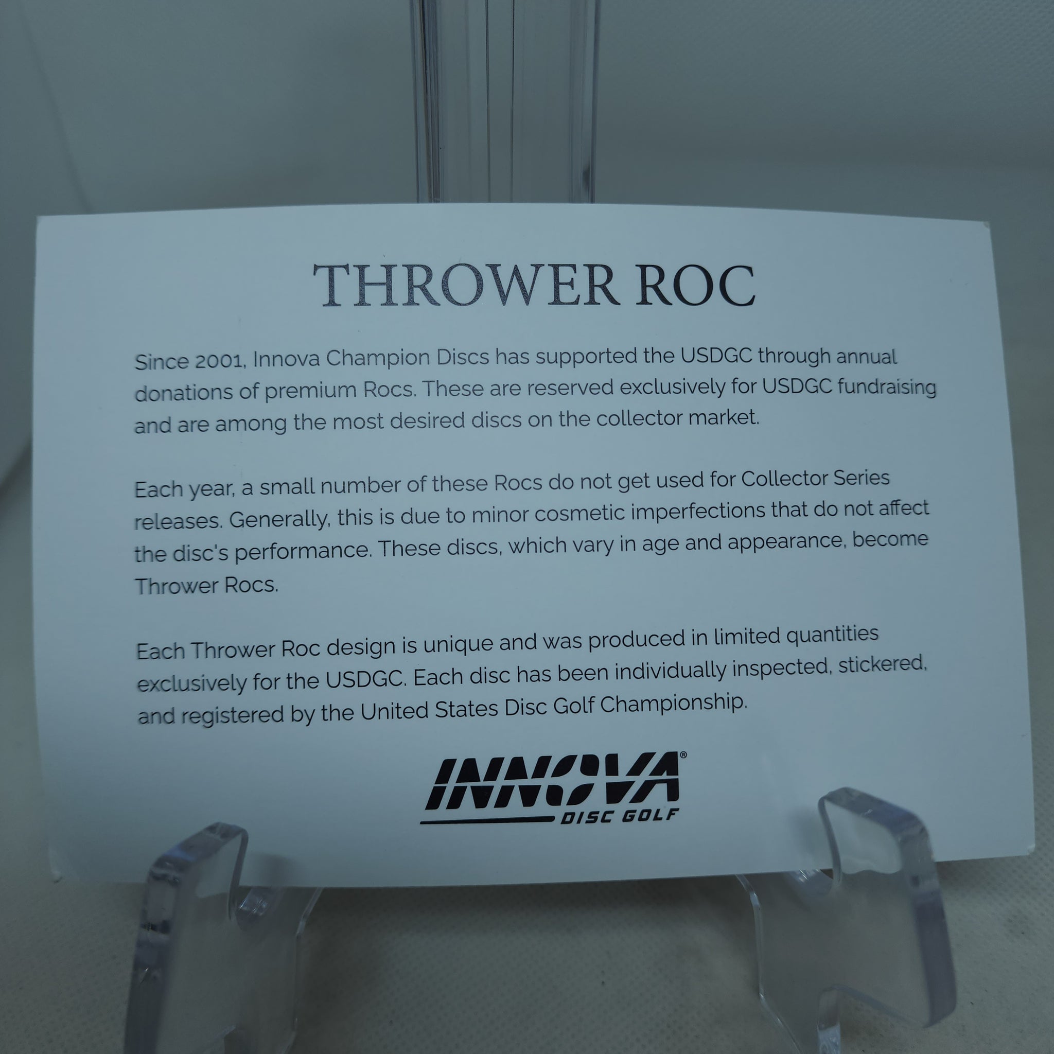 Thrower Roc (Champion Plastic) 2025 USDGC