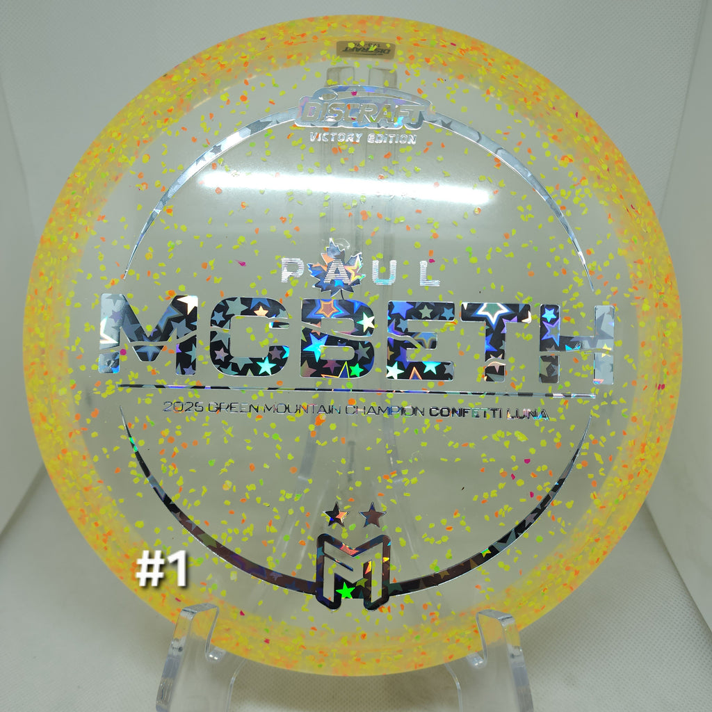 Luna (Confetti Z Plastic) Paul McBeth Victory Edition