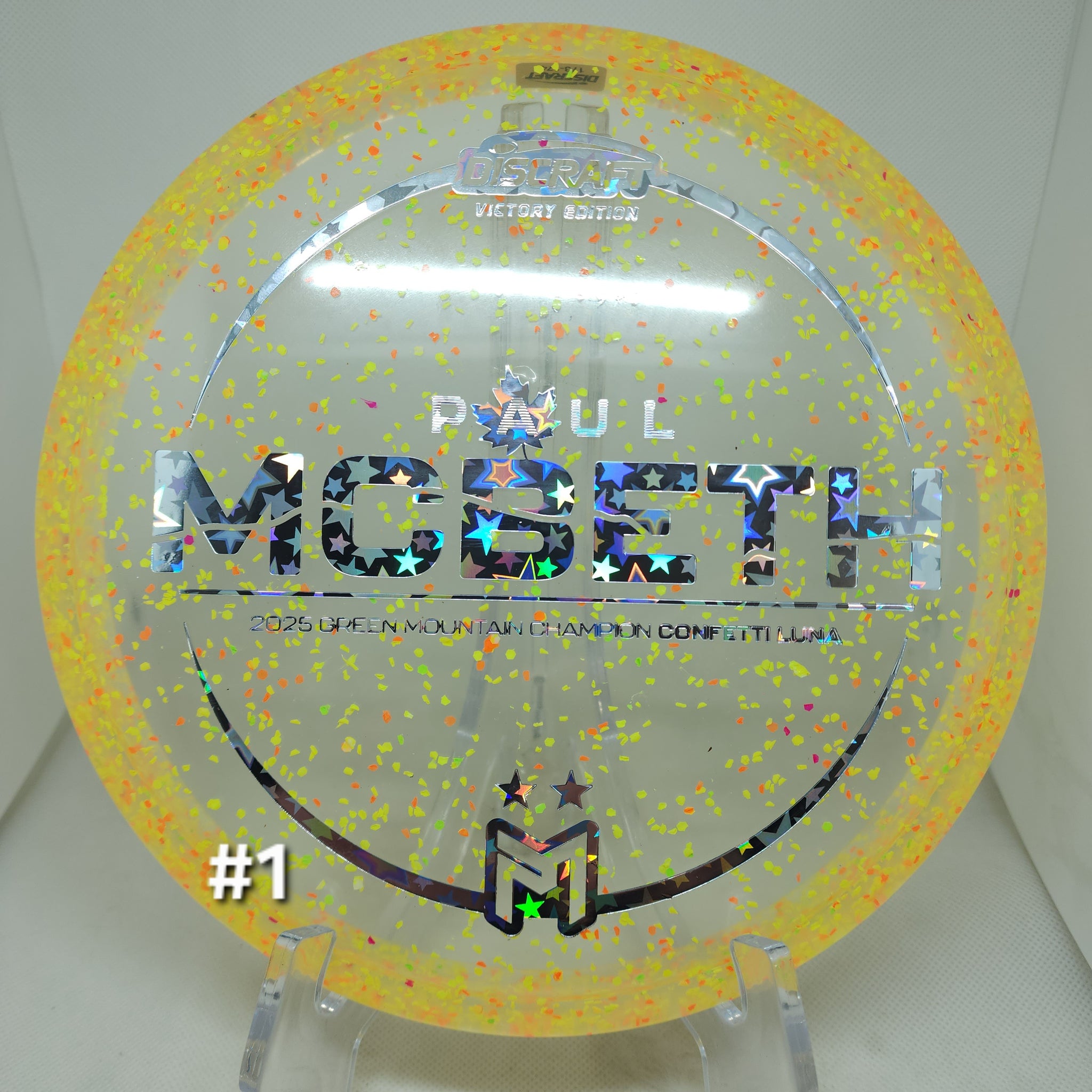 Luna (Confetti Z Plastic) Paul McBeth Victory Edition