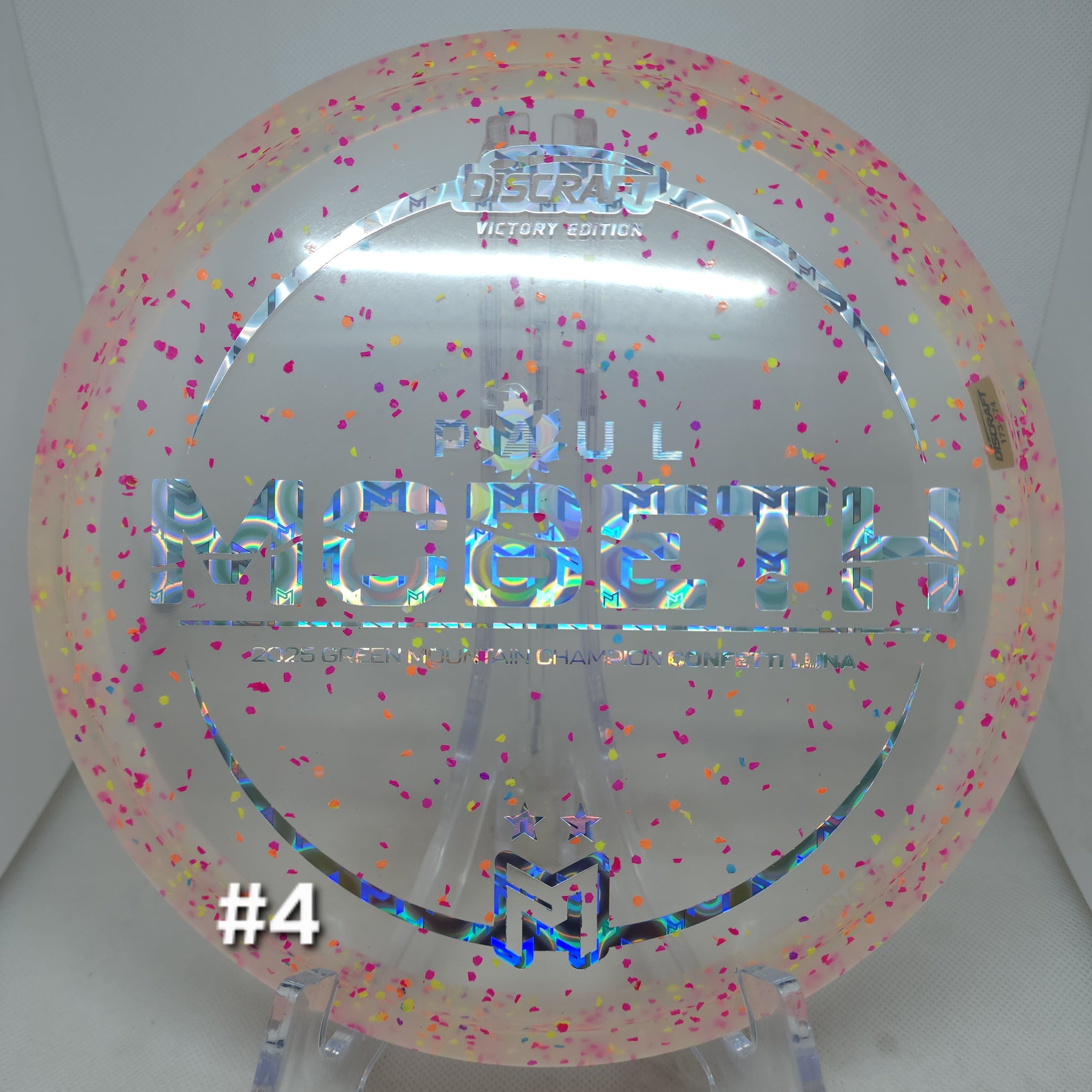 Luna (Confetti Z Plastic) Paul McBeth Victory Edition
