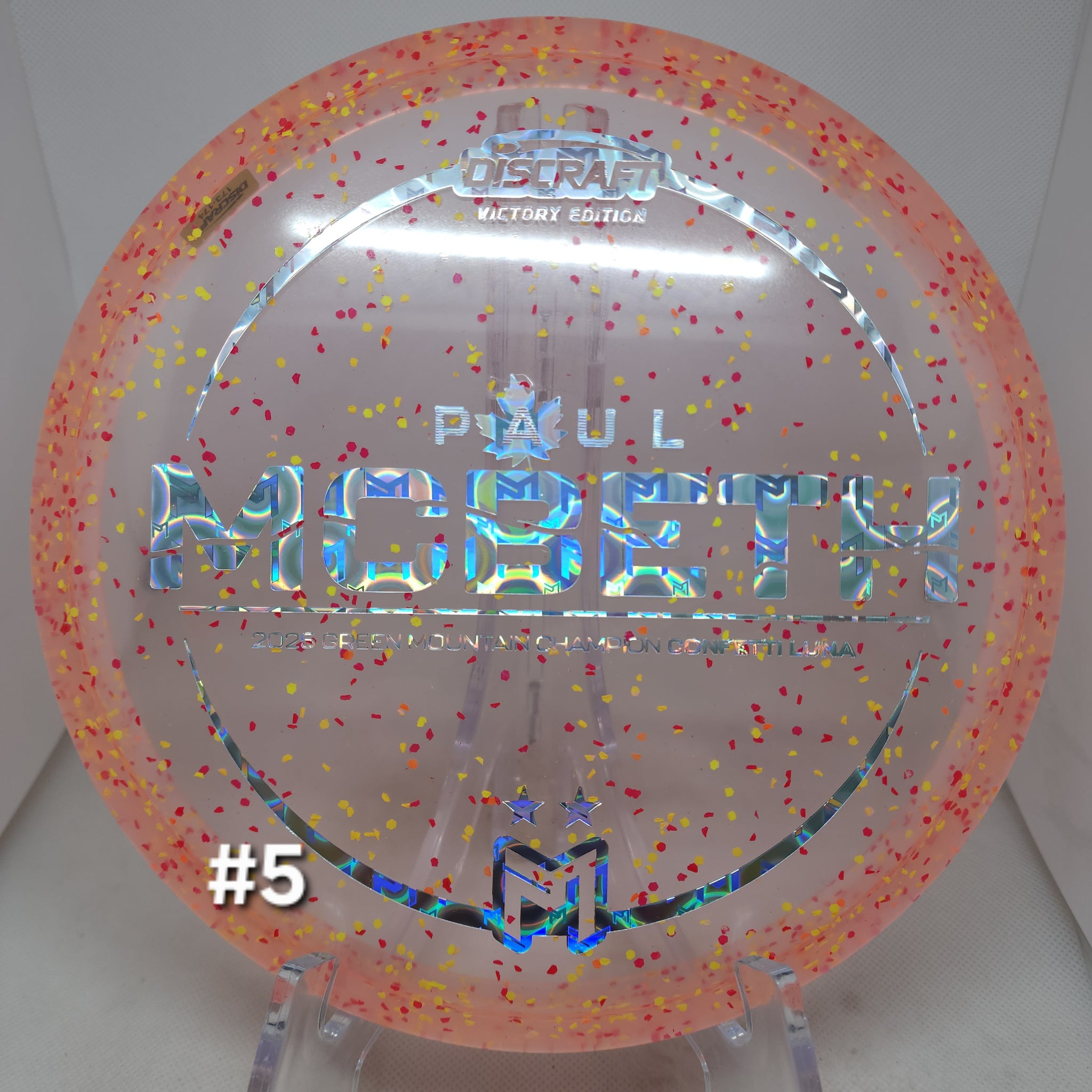 Luna (Confetti Z Plastic) Paul McBeth Victory Edition