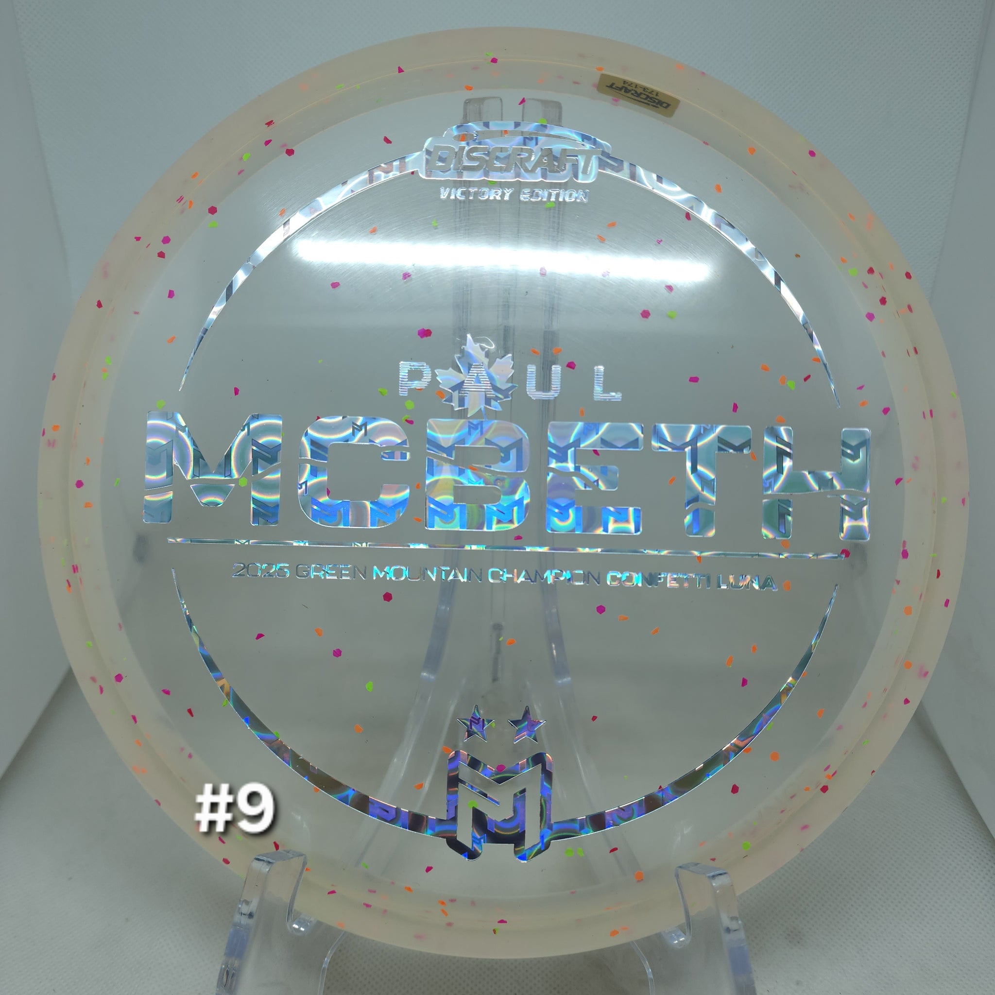 Luna (Confetti Z Plastic) Paul McBeth Victory Edition