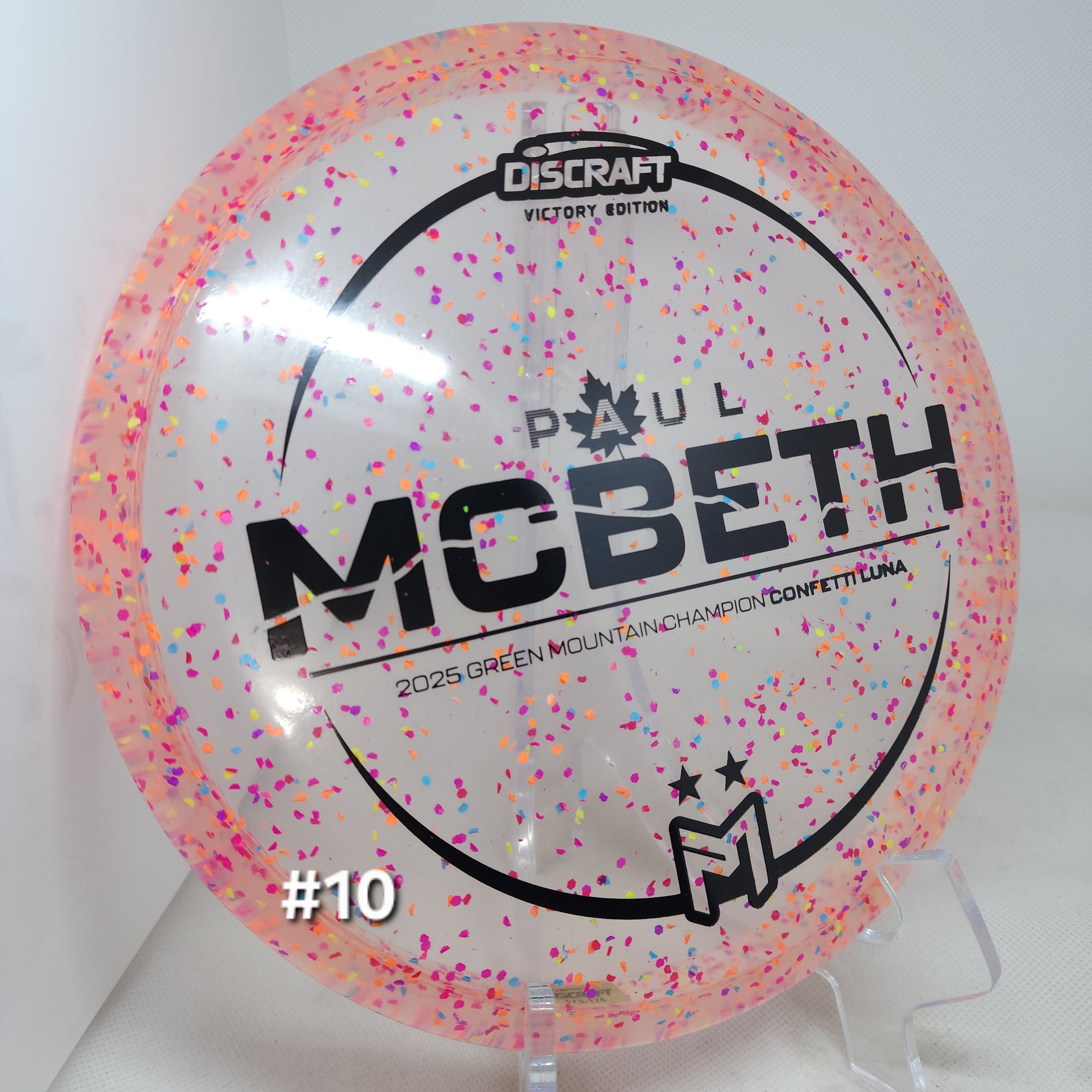 Luna (Confetti Z Plastic) Paul McBeth Victory Edition