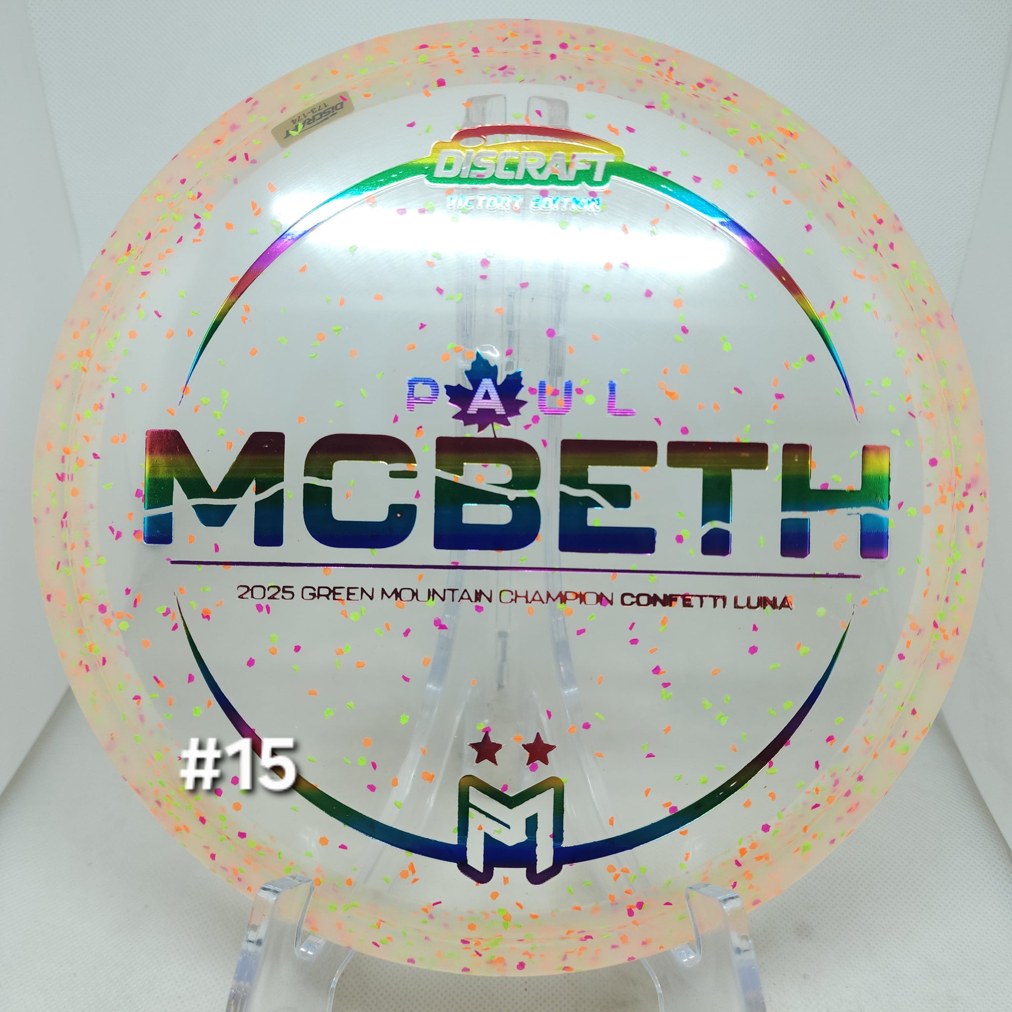 Luna (Confetti Z Plastic) Paul McBeth Victory Edition