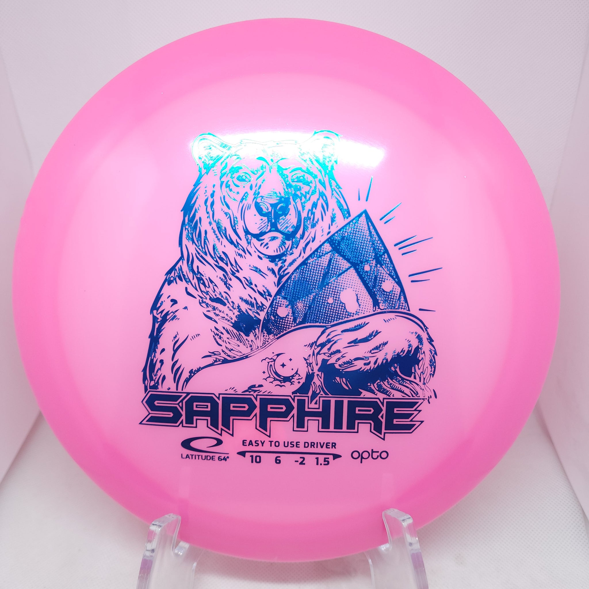 Sapphire (Moonshine Opto Plastic) Glow In The Dark