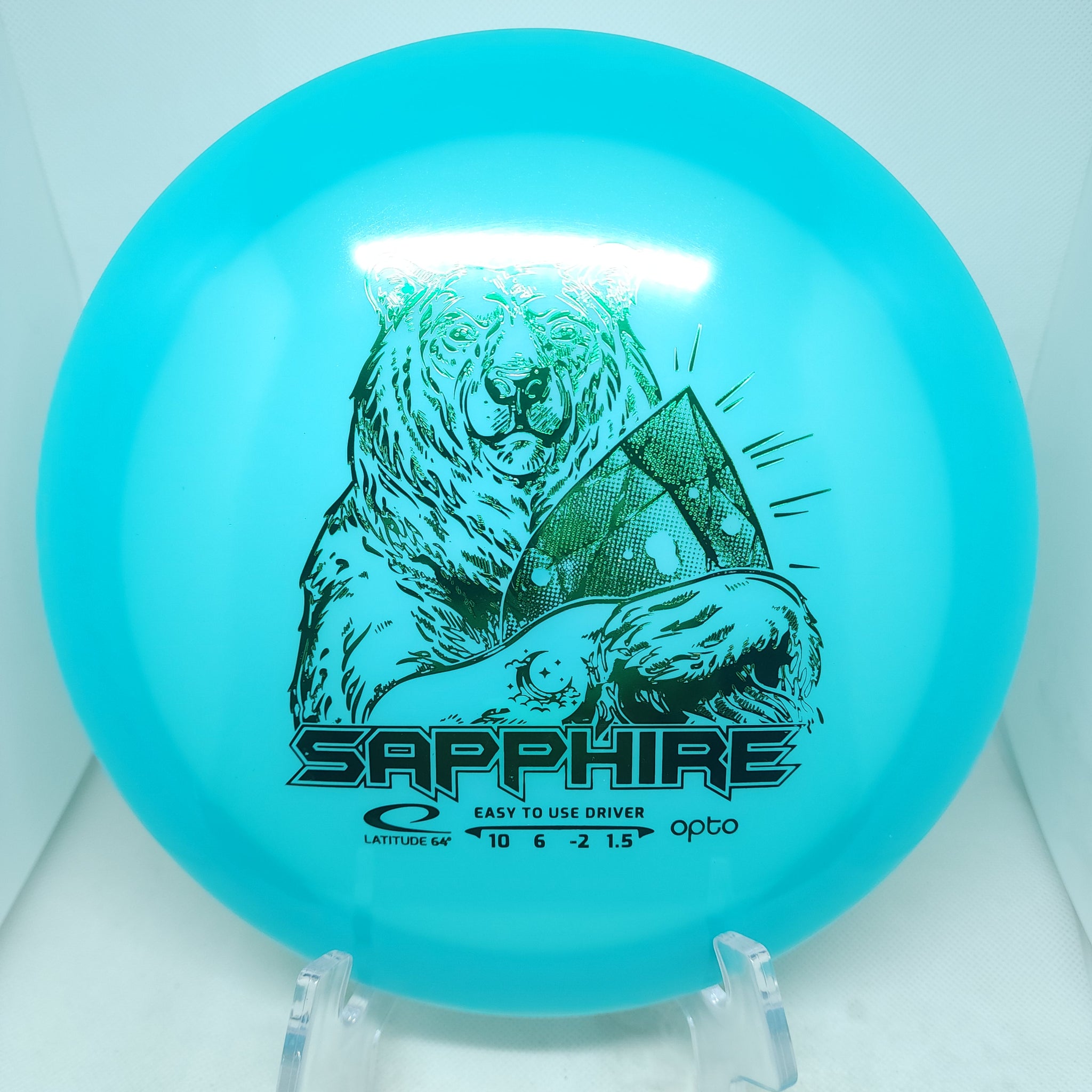 Sapphire (Moonshine Opto Plastic) Glow In The Dark
