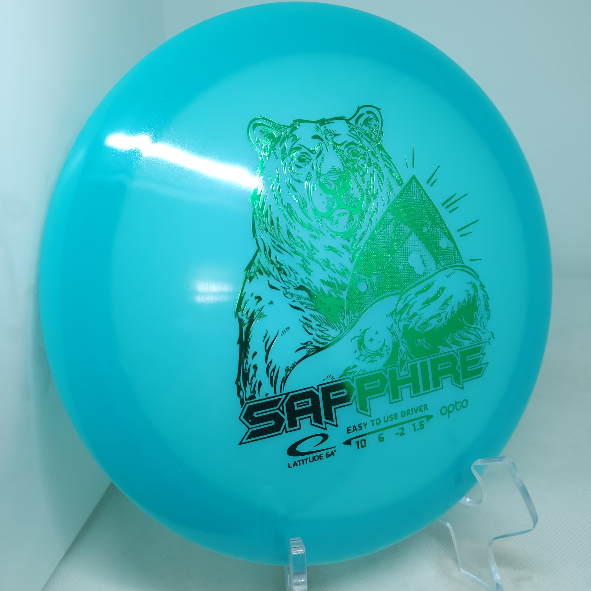 Sapphire (Moonshine Opto Plastic) Glow In The Dark