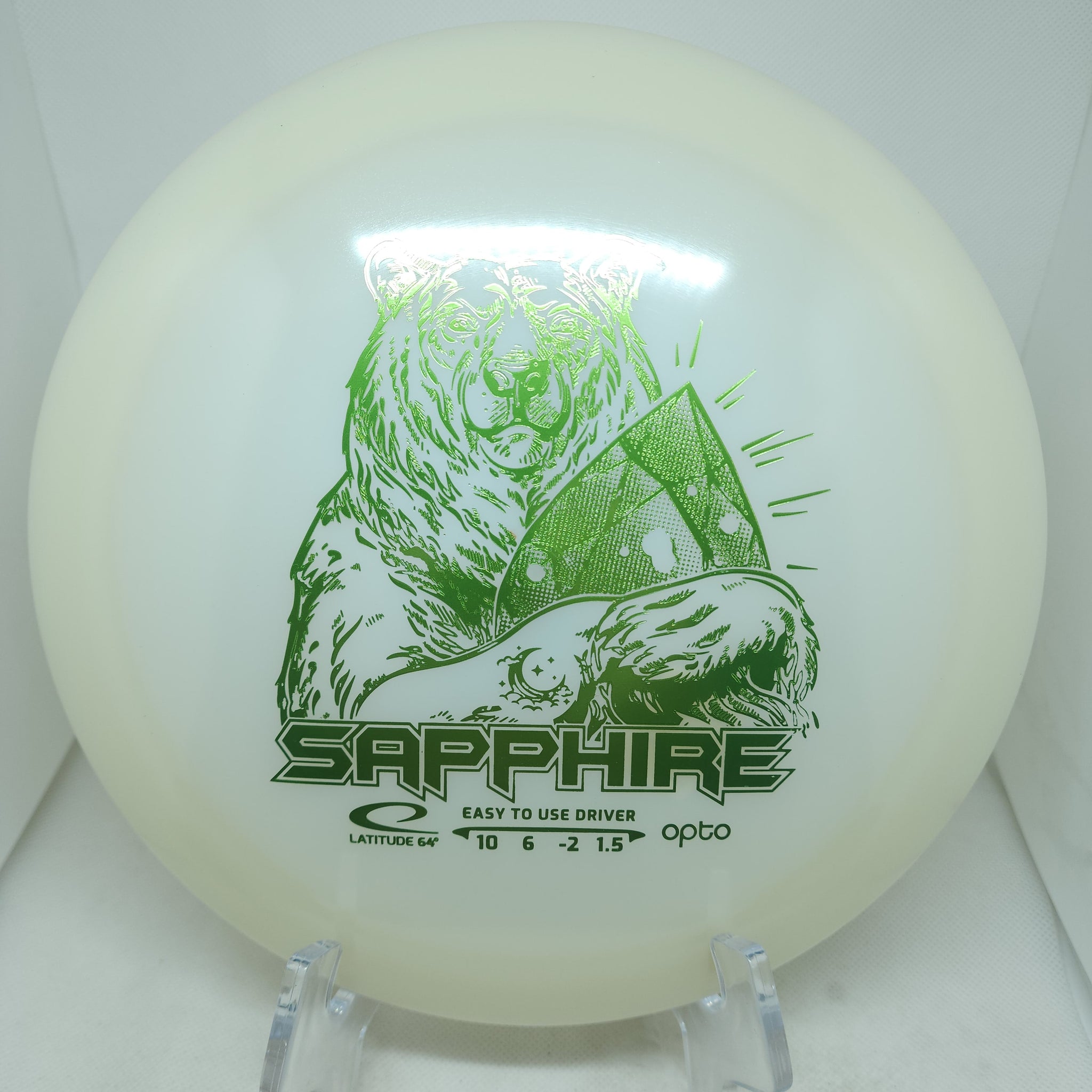 Sapphire (Moonshine Opto Plastic) Glow In The Dark
