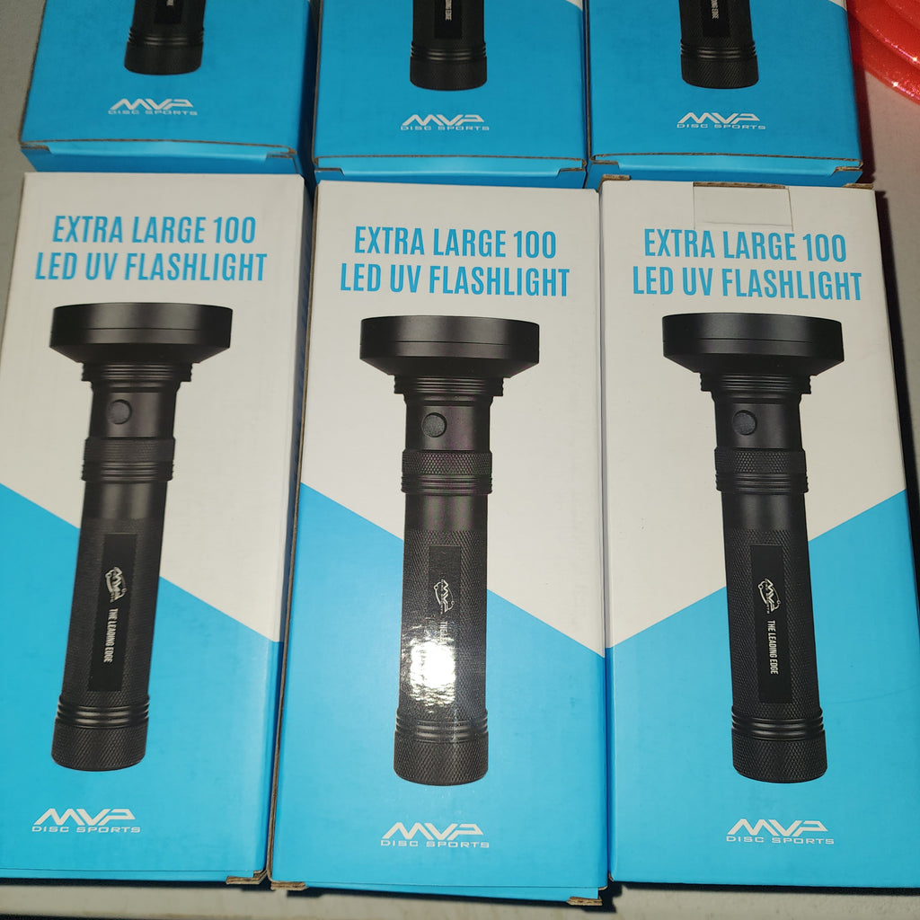 Extra Large 100 LED UV Flashlight