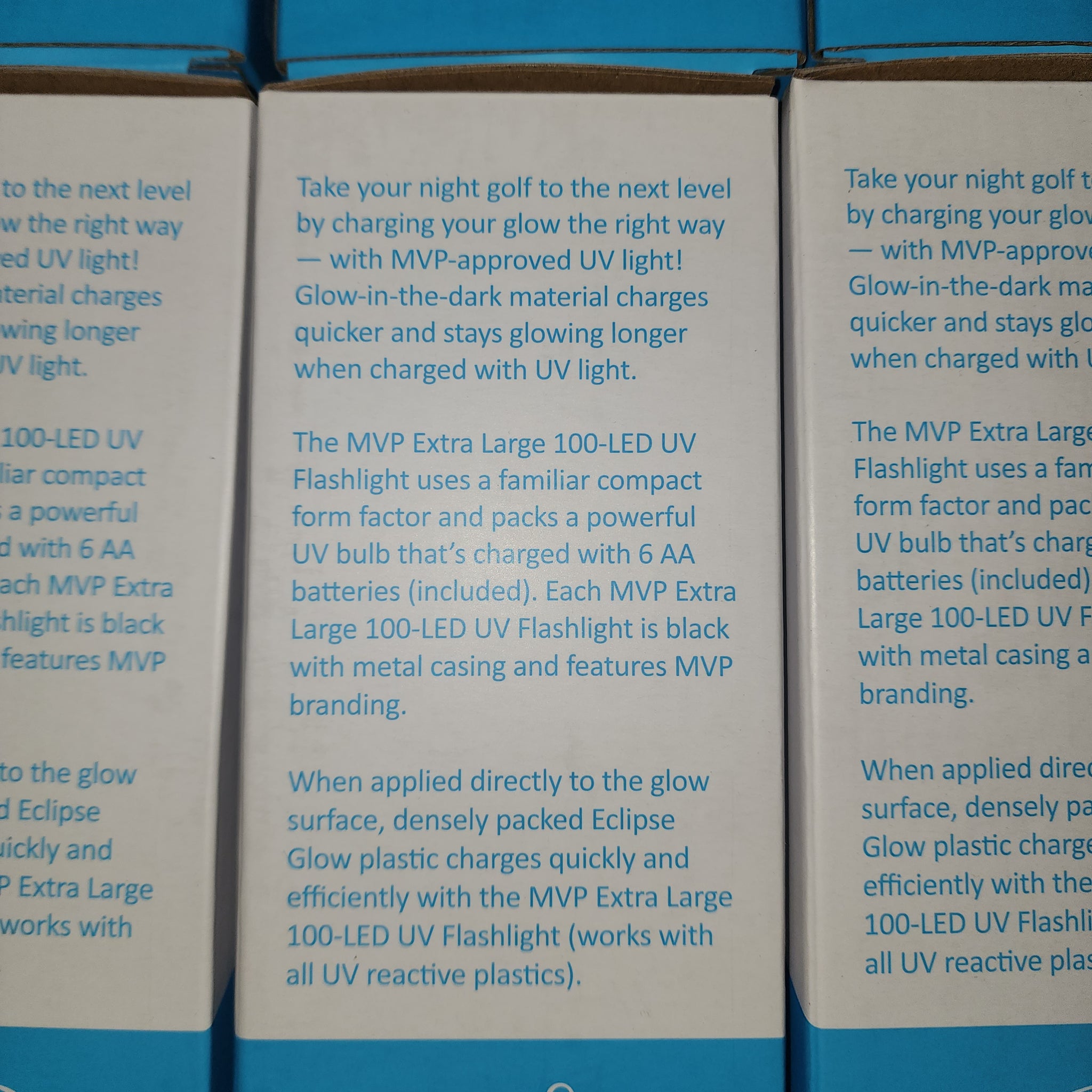 Extra Large 100 LED UV Flashlight